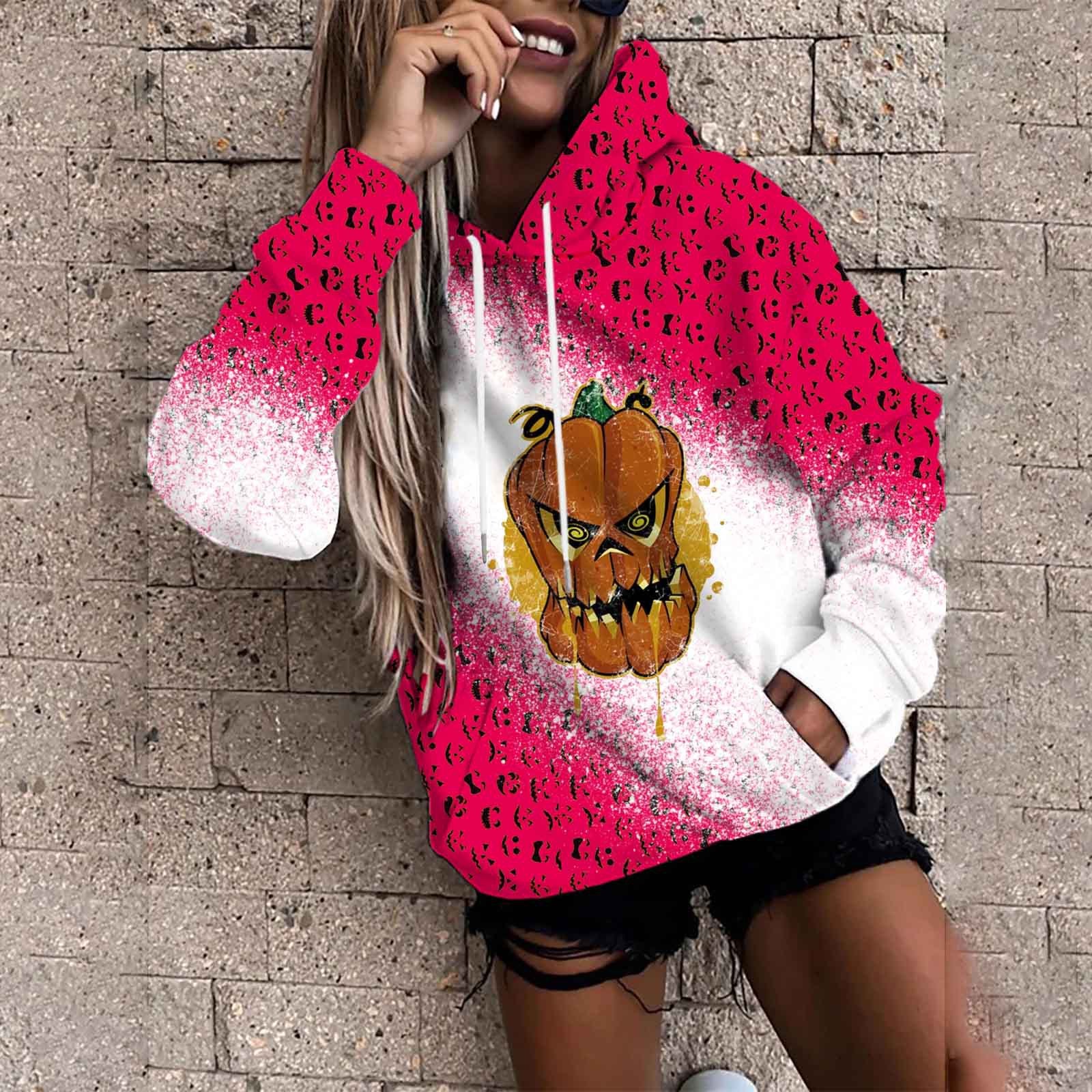 Women's Halloween Padded Streetwear Sweatshirt