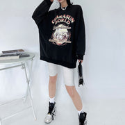 Vintage Washed Oversized Round Neck Sweatshirt