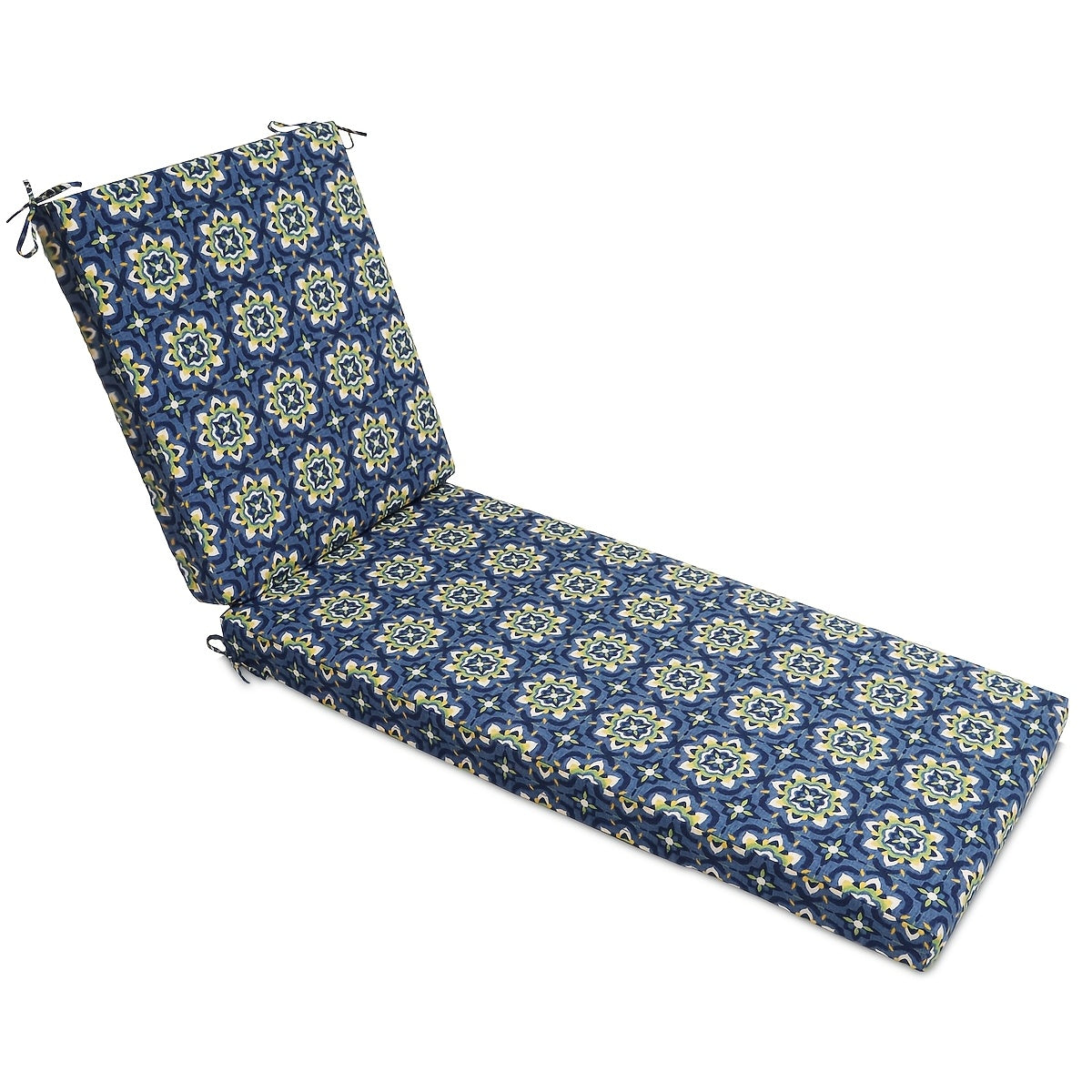 1pc Outdoor Patio Lounge Chair Cushion, Removable And Washable, 1000 Hours of High Sun Exposure Color Fastness, Does Not Fade, High Resilience, Beach Chair Sponge Pad, Leisure Recliner Cushion, Rocking Chair Seat Cushion with Integrated Backrest