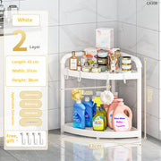 3-Tier Bathroom Storage Rack with Modern Design