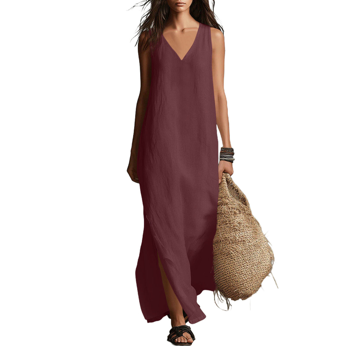 Summer European and American Amazon Cross-border New Style Loose Sl…