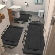 3pcs Ultra-Absorbent Bath Mats, Non-Slip Bathroom Floor Mats, Ultra Soft and Comfortable Premium Bath Blankets, Bathtub, Shower, Bathroom Accessories, Bathroom Decor, Home Decor Floor Mats...