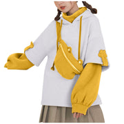 Chic Color-Block Long-Sleeve Women's Blouse