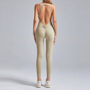 New Tight Sports Quick-drying Jumpsuit Outdoor Running Fitness Jumpsuit