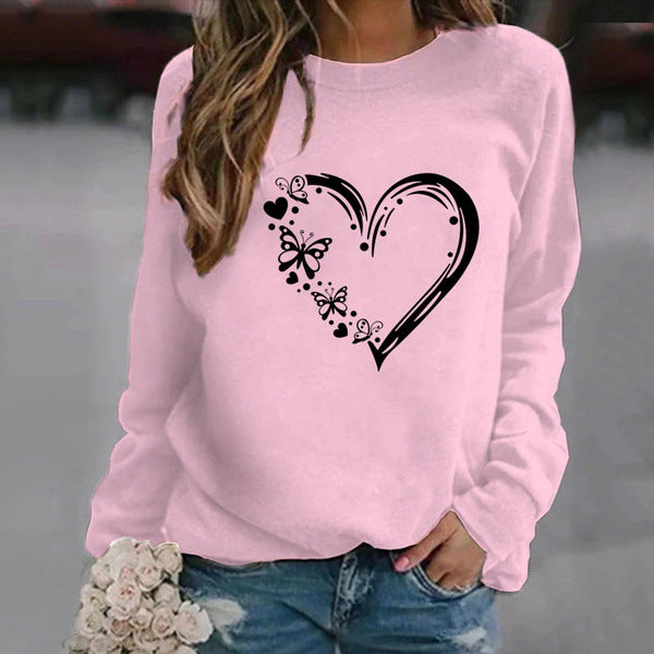 Women's Casual Corduroy Loose Pullover Sweatshirt