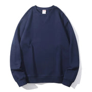 Men's Heavy Cotton Terry Crewneck Pullover Sweater