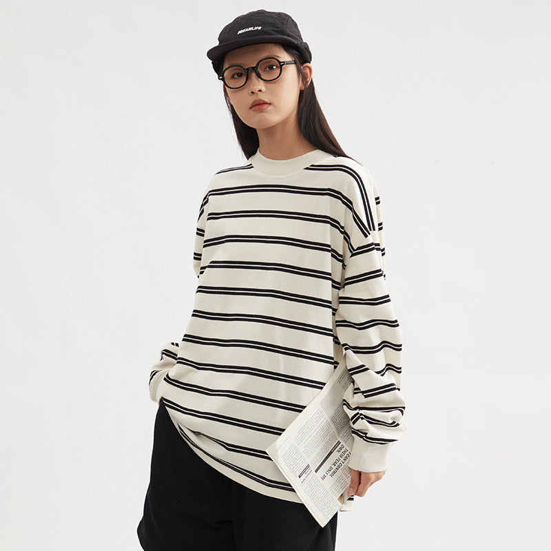 Cozy Cotton Loose Couple Pullover Sweatshirt
