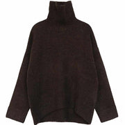 Women's Turtleneck Sweater Vintage Thickened Sweater