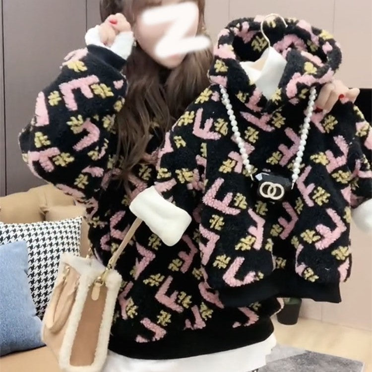 Women's Fleece Thickened Warm Winter Hoodie