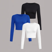 Stylish Slim-Fit Long-Sleeve Spring Top