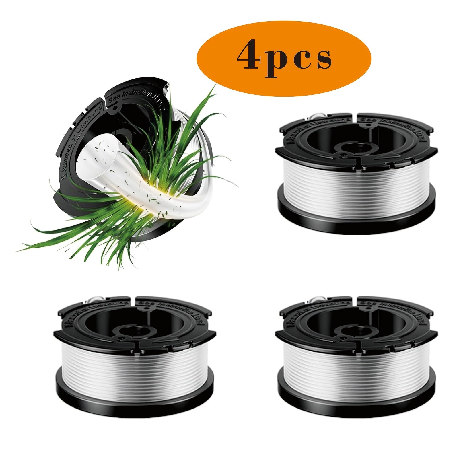 AF100 Trimmer Line Spool Replacement – 3 ft (9 m) 0.065 in (1.65 mm) Auto‑Feed for Black & Decker Lawn Edger