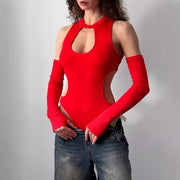 Sleek Long-Sleeve Turtleneck Bodysuit