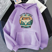 Cute Cartoon Fleece Lined Winter Hoodie