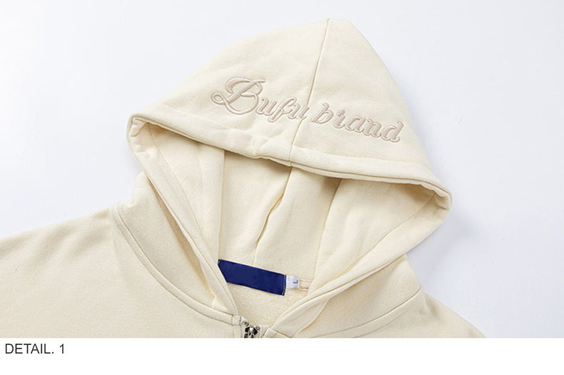 Women's Embroidered Loose Hoodie - Cozy Autumn & Winter Wear