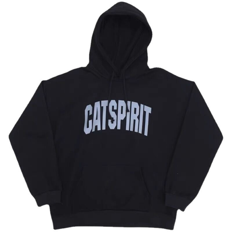 Men's Hip Hop Fleece Pullover Streetwear Couple Sweater