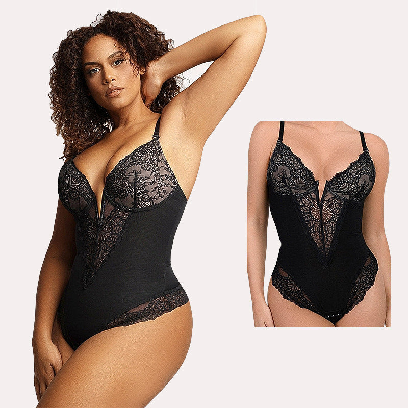 Women's Lace Butt-Lifting Suspender Shapewear