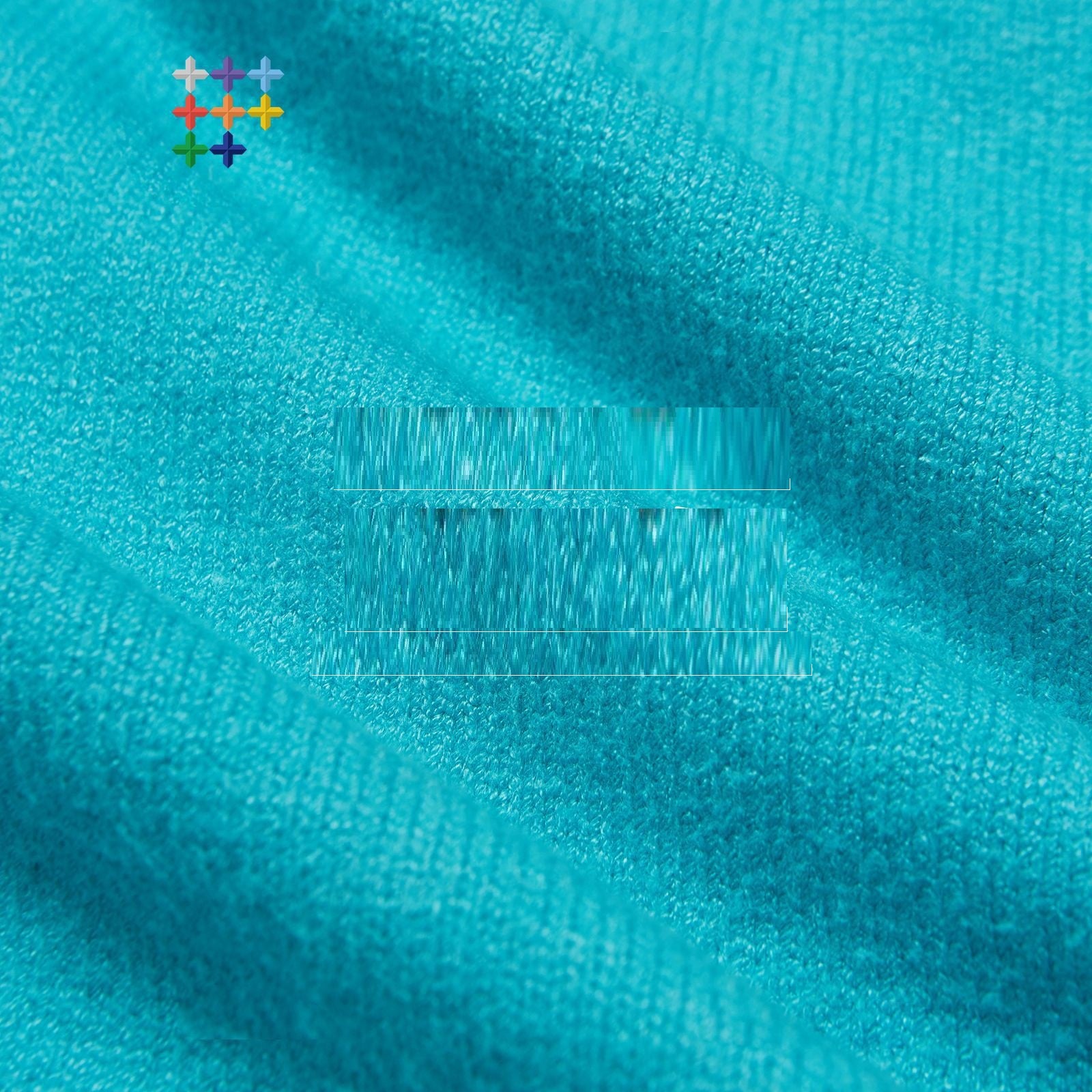 Core Spun Loose High Neck Sweater Solid Color Knitwear