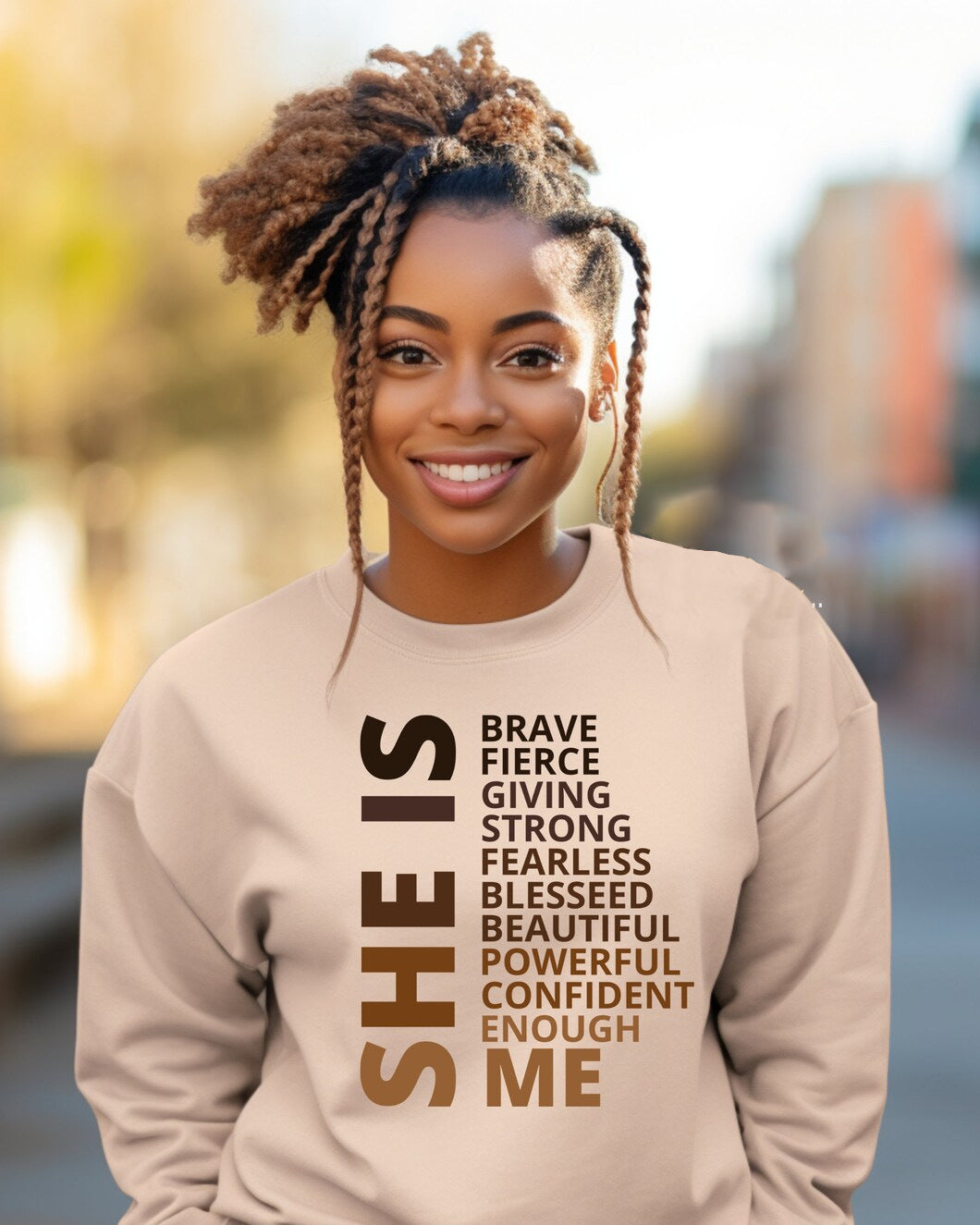 Chic Printed Long-Sleeve Round-Neck Women's Sweater