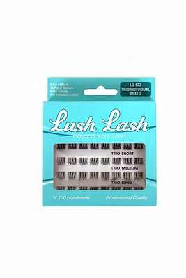 Handmade Natural False Eyelashes Set with Mixed Lengths