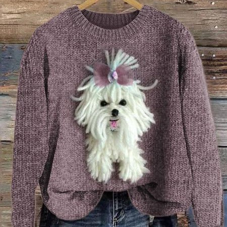 Chic Autumn Round-Neck Streetwear Pullover Top