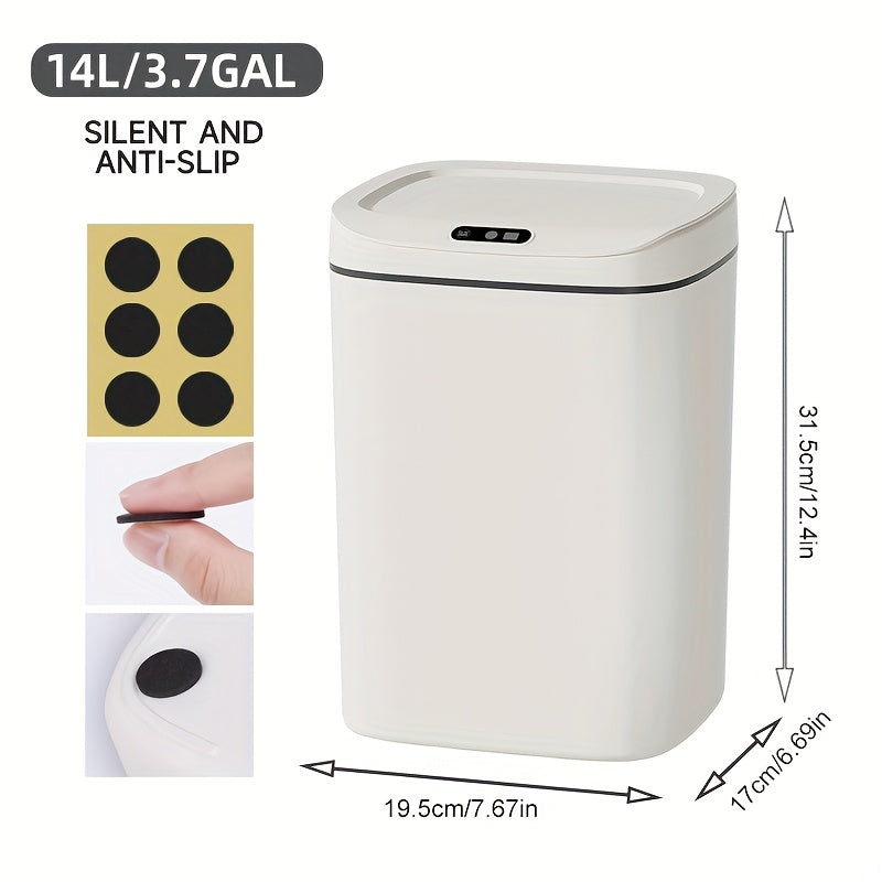 Motion-Activated Smart Trash Can with Sealing Lid