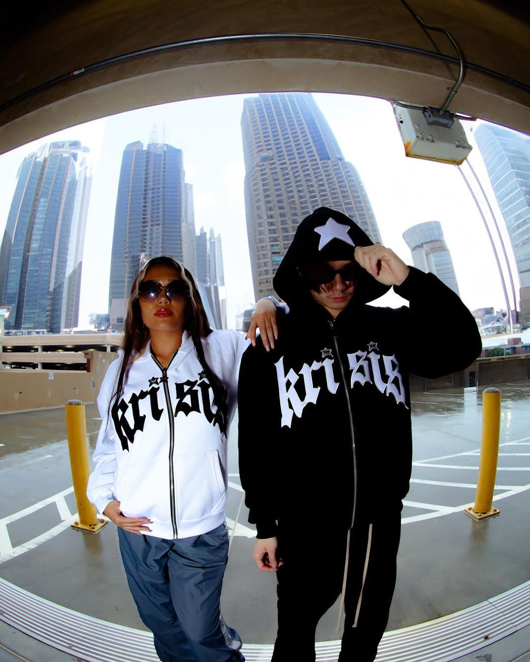Unisex Zip-Up Hooded Sweatshirt Casual Outerwear