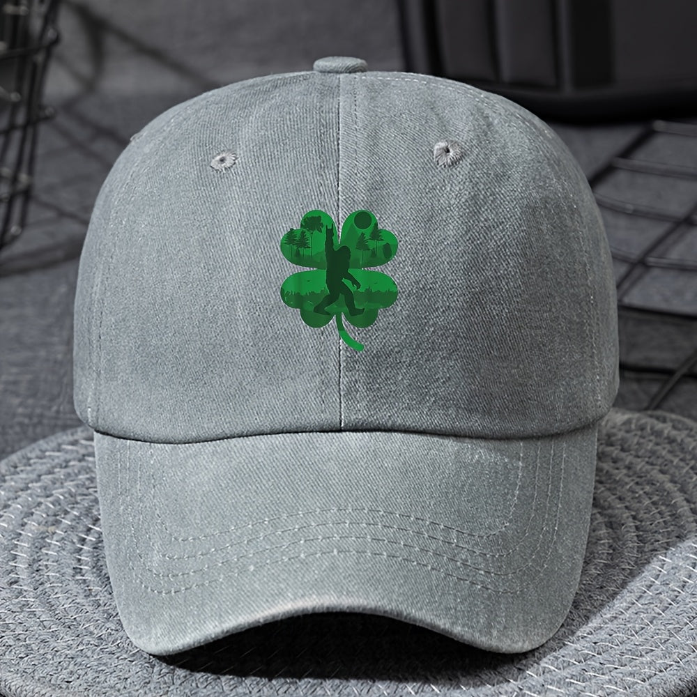 Youth Baseball Cap with St. Patrick’s Day Leprechaun Design, Adjustable Snapback, Breathable Stretch Fit – Machine Washable