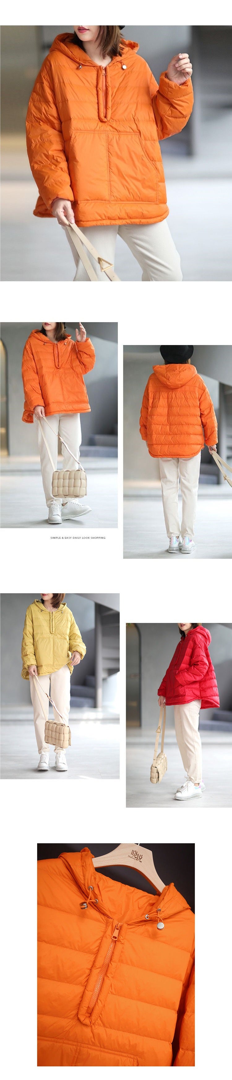 Women's Lightweight Slimming Winter Cotton Coat Hoodie