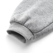 Autumn And Winter European And American Chest Printing Hooded Casual Loose Sweater