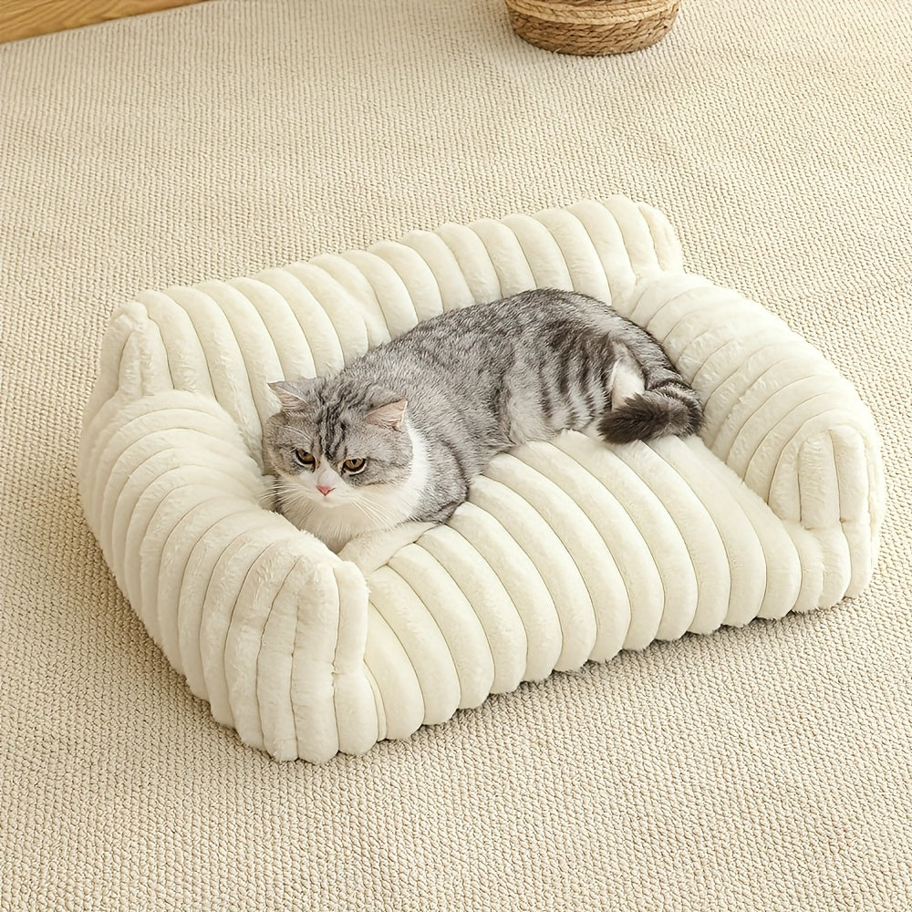 Comfortable Cat Sofa Cute Soft Cat Bed Cat House Breathable Cat Bed Sleeping Basket Suitable For Large, Medium And Small Cats For All Seasons, Cozy Pet Nest, Cat Furniture, Modern Pet Furniture, St...