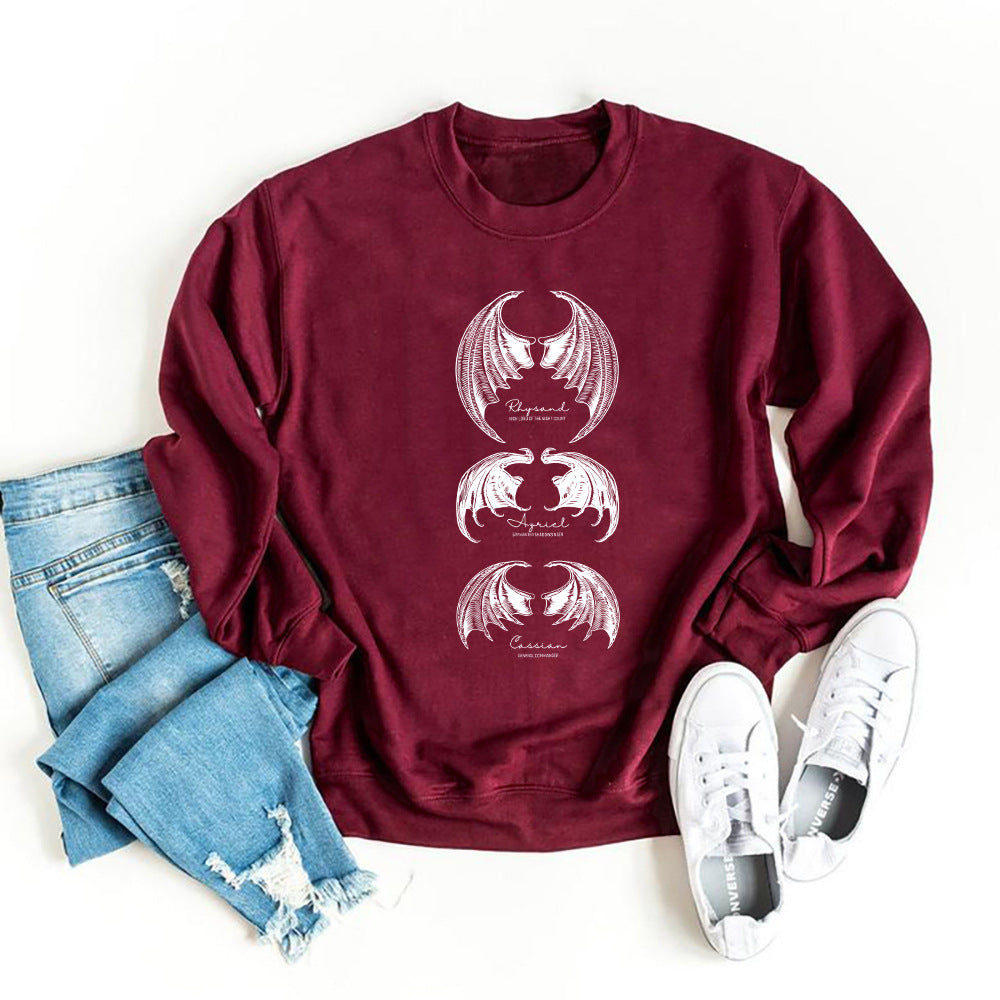 Thorns & Rose Graphic Long Sleeve Night Shirt