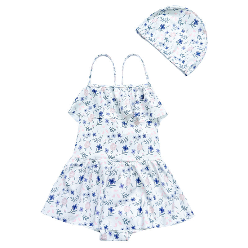 Floral Baby Girl Swimsuit for Beach & Pool Days