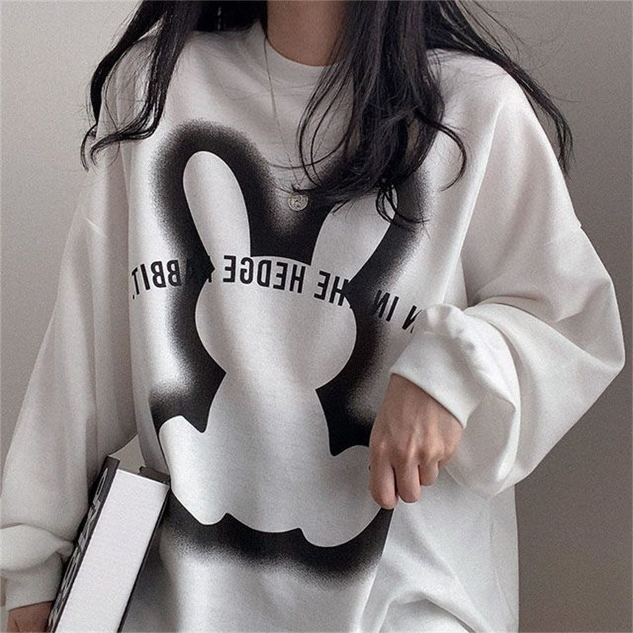 Warm Fleece-Lined Mid-Length Hoodie for Women