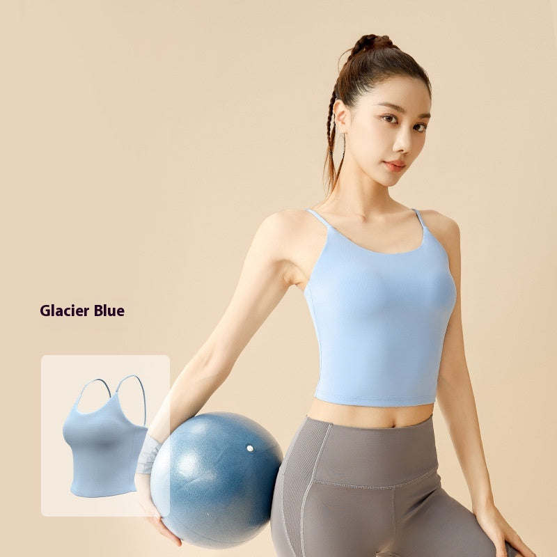Sling Two-in-one Yoga Bra Vest Tube Top Fitness Vest