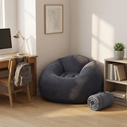 Inflatable Circular Single Sofa Chair – Soft Lazy Seat for Indoor & Outdoor