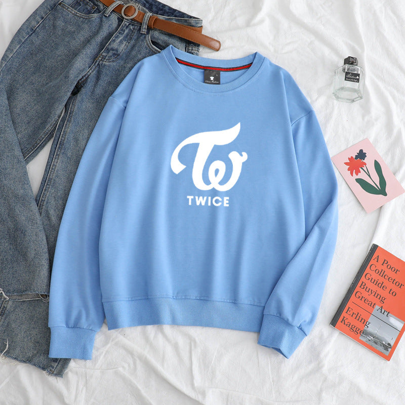 Casual Long-Sleeve Printed Women's Pullover Sweater