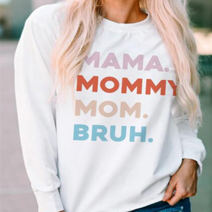 Korean Style Loose Casual Crewneck Sweatshirt
