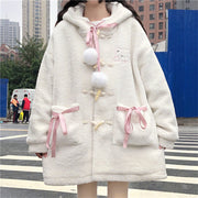 Autumn And Winter Fleece-lined Thickened All-matching Baggy Coat