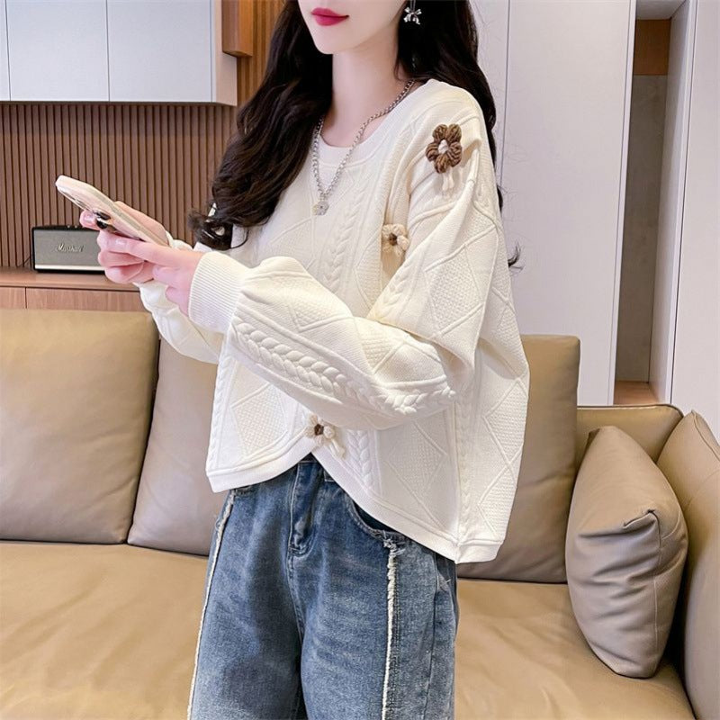 Korean Chic Irregular Loose Top for Effortless Style