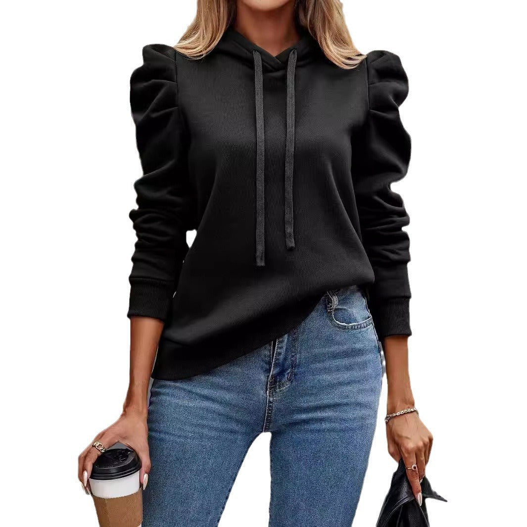 Cozy Solid Color Long-Sleeve Casual Women's Sweater