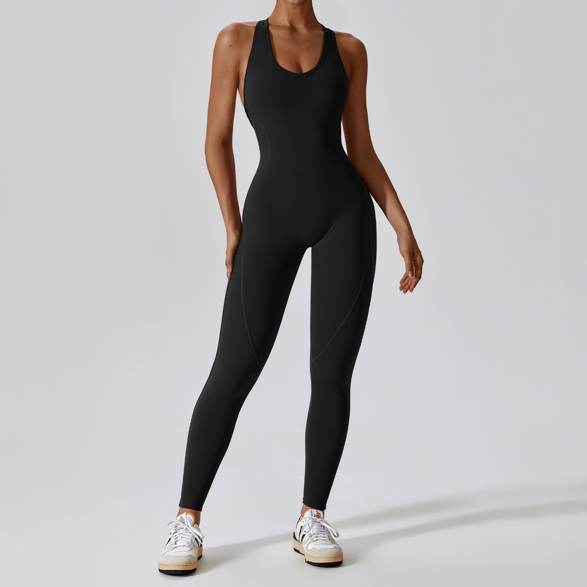 Women's High Elastic One-Piece Yoga Jumpsuit