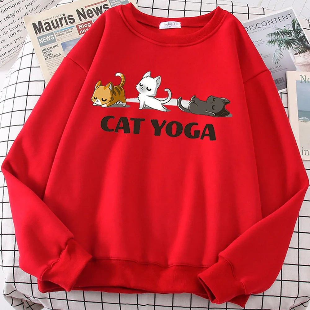 Women's Printed Yoga Sweatshirt | Active Pullover