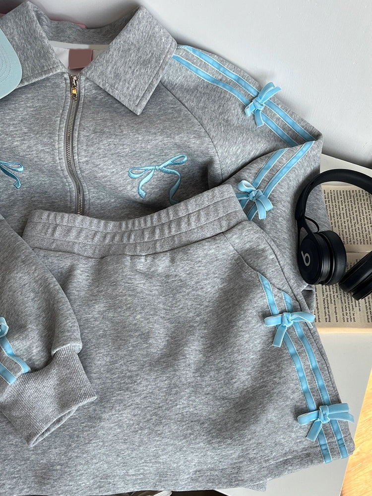 Plush Thickened Zip Hoodie with Warm Inner Lining