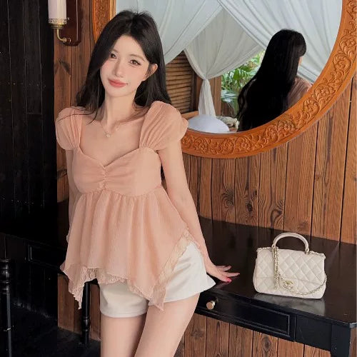 Women's Floral Blouse for Summer