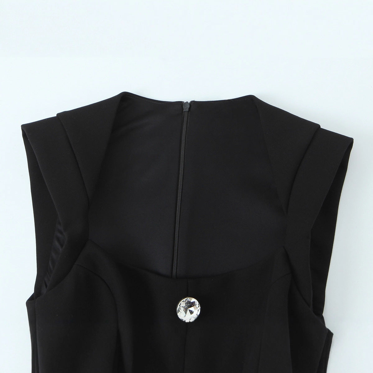 Summer Slim-Fit Solid Vest Jumpsuit