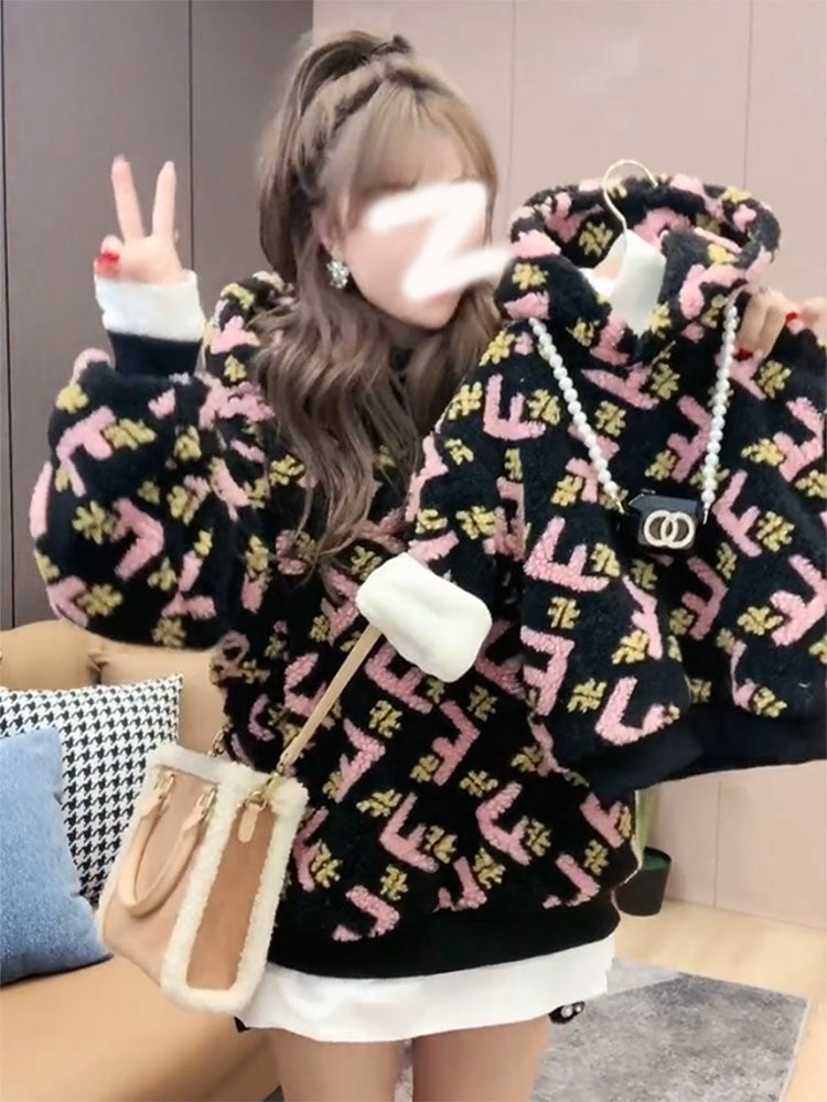 Women's Fleece Thickened Warm Winter Hoodie
