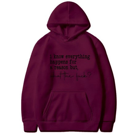 Women's Athletic Print Fleece-Lined Hoodie Sweatshirt