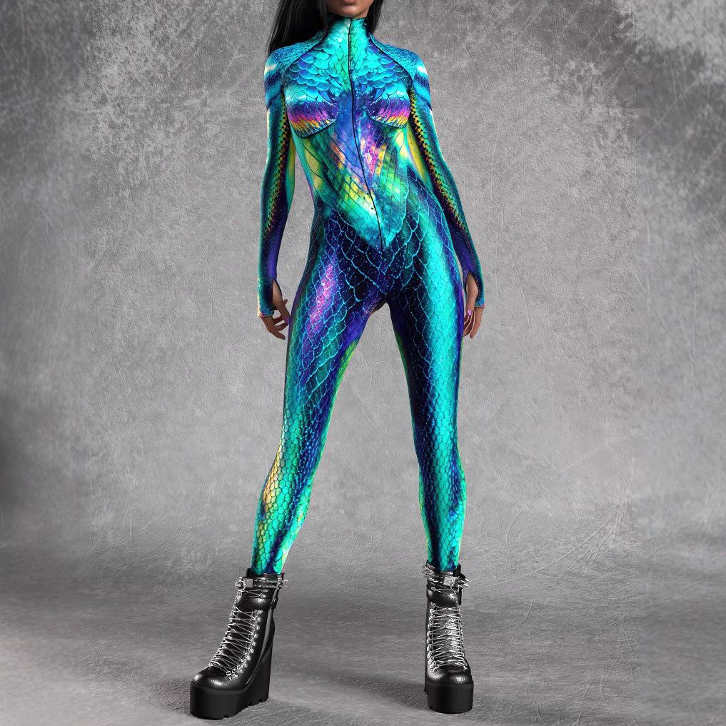 3D Printed Cosplay Bodysuit One-Piece Romper
