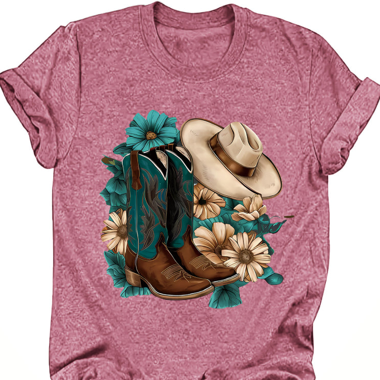 Loose-Fit Printed Short-Sleeve Shirt – Trendy Street Style