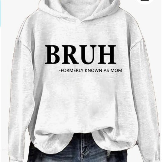 Women's Fashion Printed Casual Hooded Long Sleeve Sweater